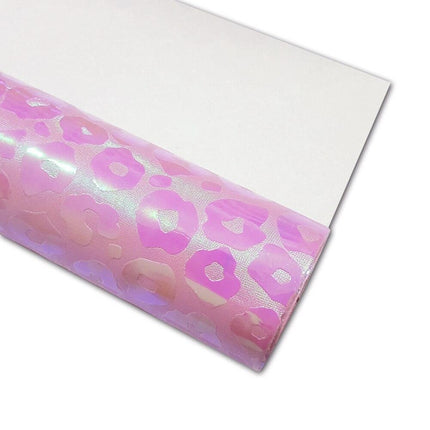 Leopard Spot Faux Leather Crafting Roll - Creative DIY Essential (50x120cm)