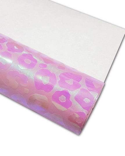 Leopard Spot Faux Leather Crafting Roll - Creative DIY Essential (50x120cm)