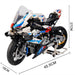 Advanced 1920-Piece Knuckle Chopper Motorcycle Model Building Kit