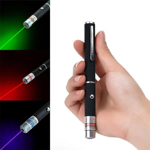 Versatile USB Rechargeable Laser Pointer Pen for Office, School, and Pet Entertainment - Multicolor Beam Options