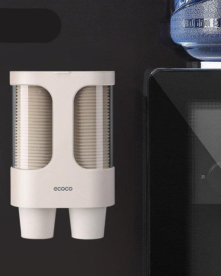 Suction Cup Mounted Cup Holder Organizer