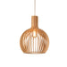 Nordic Elegance Wooden Pendant Light in Soft Shades