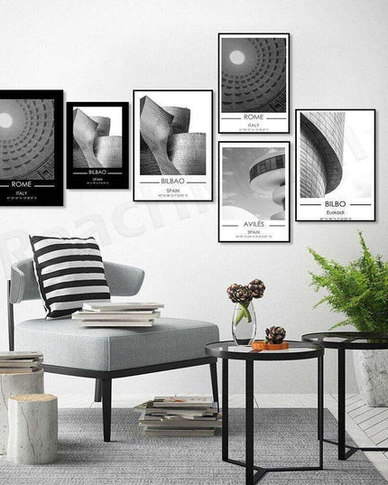 Chic Urban Minimalist Typography Wall Art - Elegant Decor Piece