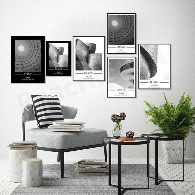 Chic Urban Minimalist Typography Wall Art - Elegant Decor Piece