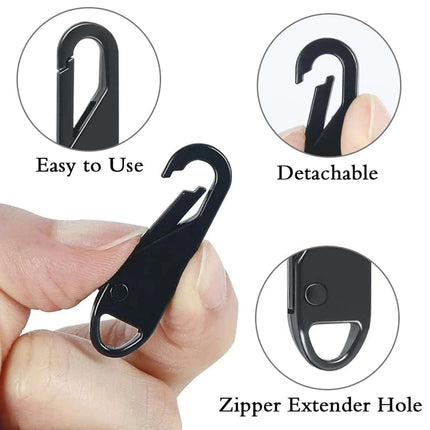 Sustainable Zipper Repair Kit - 5-Piece Eco-Friendly Pull Tab Set