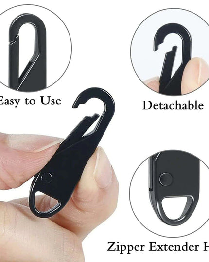 Sustainable Zipper Repair Kit - 5-Piece Eco-Friendly Pull Tab Set