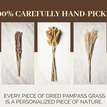 Chic Dried Pampas Grass and Reed Arrangement for Home and Wedding Decor