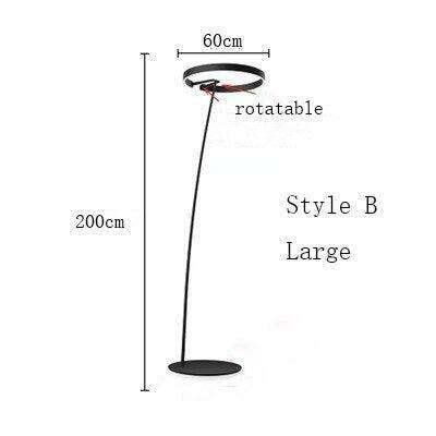 Sophisticated Italian LED Floor Lamp - Illuminate Your Home with Grace