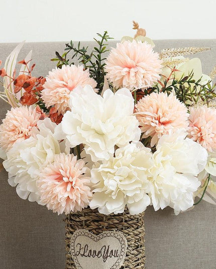 Champagne Elegance: Artificial Silk Flowers for Luxurious Home Decor