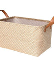 Khaki storage basket / S 26x21x16cm