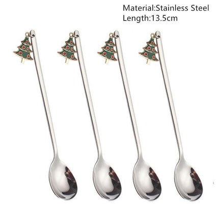 Joyful Holiday Spoon Set for Festive Dining