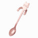 Charming Cat-Shaped Stainless Steel Coffee Spoon Set