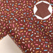Cake Candy Patterned Faux Leather Fabric Set for Crafting Accessories