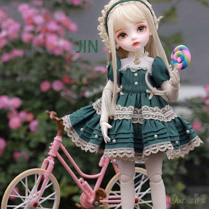 Enchanting Customizable Jin Young Doll in Stylish Lolita Attire