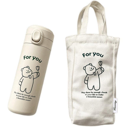 Korean-Inspired 450ml Stainless Steel Travel Thermos