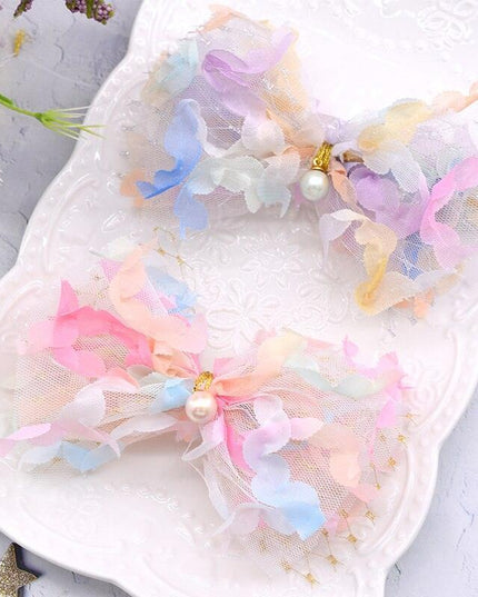 Vibrant Rainbow Mesh Ribbon Set: Essential Crafting Supplies for DIY Projects and Events