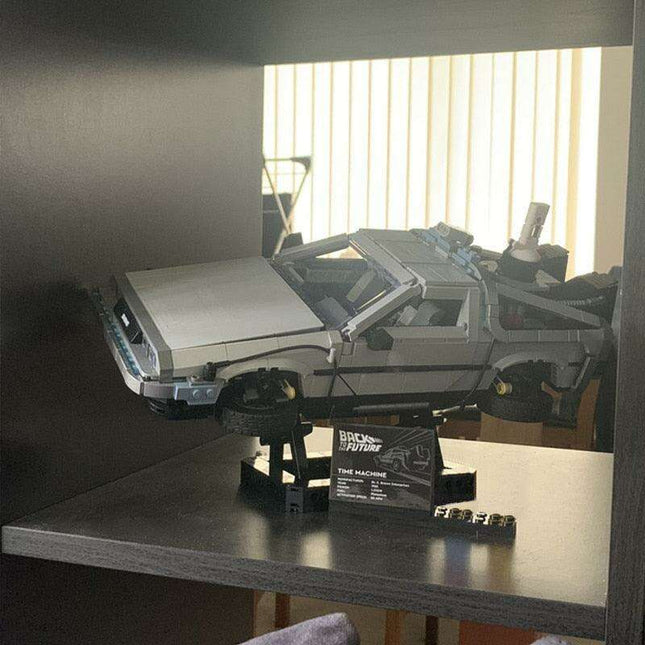 Delorean Time Machine Building Blocks Adventure Kit - 119-Piece Set