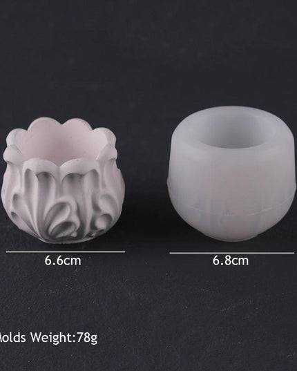 Round Silicone Molds for Creative Candle Jars and Stylish Plant Pots: Elevate Your Home Decor Projects