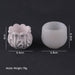 DIY Round Candle Jar Pot Silicone Molds for Making Uv Epoxy Plaster Concrete Storage Box Mould Home Decor Flower Pot Planter-0-Très Elite-Flower 1-Très Elite