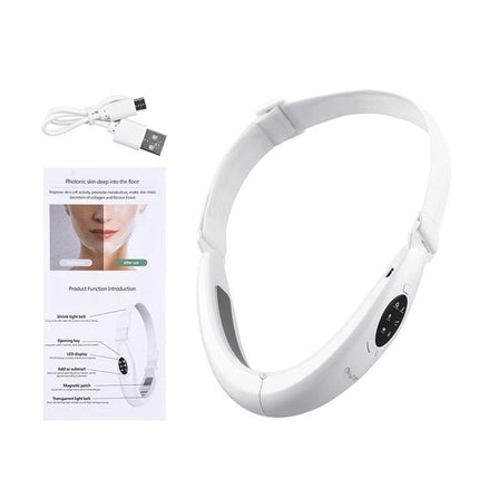 Youthful Radiance: Advanced Facial Contouring Device with Red Light Therapy and EMS Technology