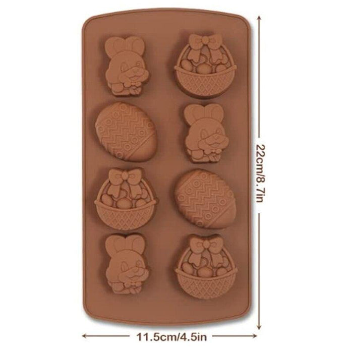 Easter Delights Silicone Mold Set for Whimsical Treats and Crafts