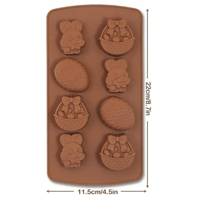 Easter Silicone Mold Set for Whimsical Treats and Crafts