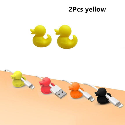 Silicone Cable Organizer Set: 5-Pack for Tangle-Free Management