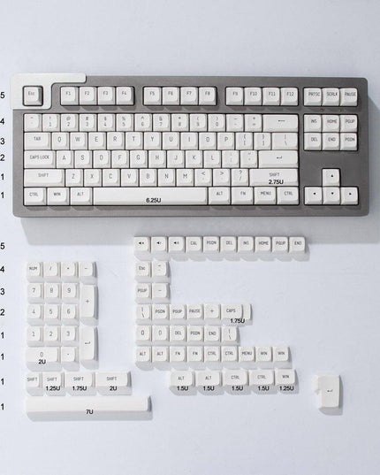 Upgrade Your Keyboard Aesthetic with 150 MSA Dual-Color Keycaps