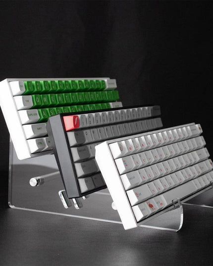 Sleek Customizable Acrylic Keyboard Organizer - Modern Storage Solution for Mechanical Keyboards