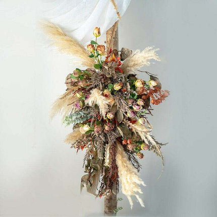 Frost-Kissed Pampas Grass Floral Oasis for Unforgettable Celebrations