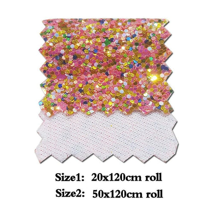 Sparkling Chunky Glitter Fabric Roll - Create a Crafting Fantasy