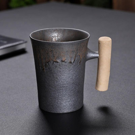Vintage Japanese Style Ceramic Mug Set - Handmade Stoneware for Coffee & Tea Enthusiasts - Très Elite