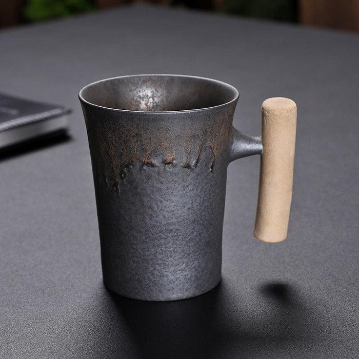 Artisan Vintage Japanese Stoneware Mug Set for Coffee and Tea Lovers