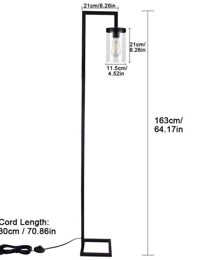 Elegant Nordic Gold and Black LED Floor Lamp - Modern Lighting for Your Home