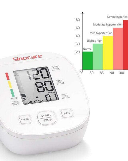 Sleek Smart Pulse Monitor: Modern Arm Tensiometer with Instant Heart Rate Tracking