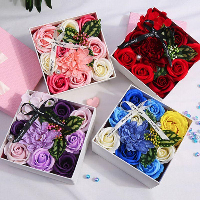 Luxurious Soap Flower Gift Box - Elevate Your Home and Garden Atmosphere