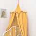Whimsical Muslin Cotton Hanging Canopy with Frills for Kids' Dreamy Playtime Retreat