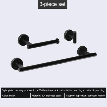 Elevate Your Bathroom with the Stylish Stainless Steel Organization Set