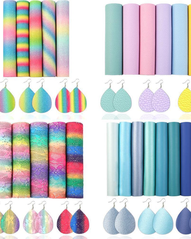 Vibrant Sparkle Faux Leather Craft Kit