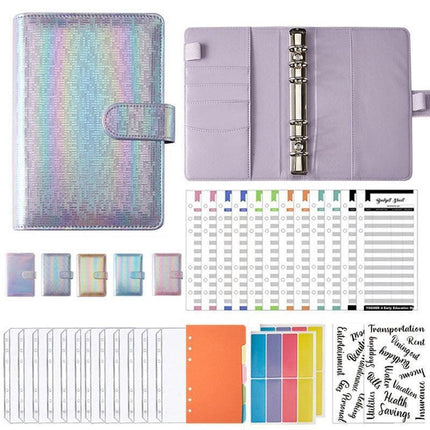 Chic A6 Budget Planner with Stylish Zip Pockets for Effortless Financial Management 📔🔖