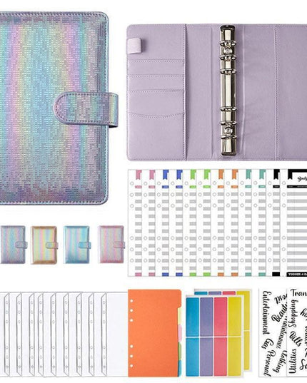 Chic A6 Budget Planner with Stylish Zip Pockets for Effortless Financial Management 📔🔖