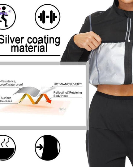 Women’s Sculpting Sauna Compression Workout Top