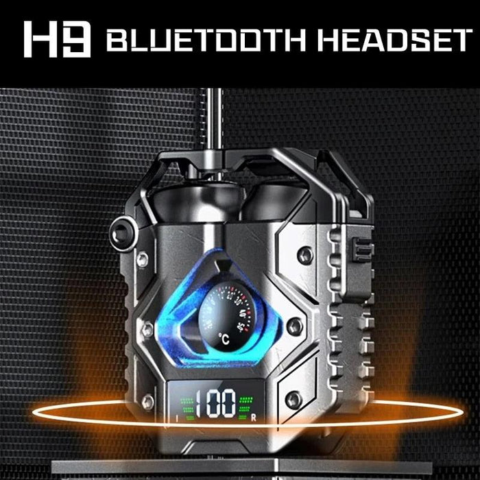 LEEDOAR H9 TWS Wireless Bluetooth 5.3 Metal Earbuds with Multi-Functional Features