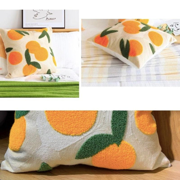 Maison d'Elite Reversible Decorative Pillow Cover with Dual Patterns