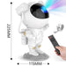 Cosmic Astronaut Nebula Star Projector with Remote Control for Relaxation and Bedroom Ambiance