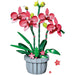 Blue Phalaenopsis Potted Plants DIY Building Kit for Elegant Home Decor