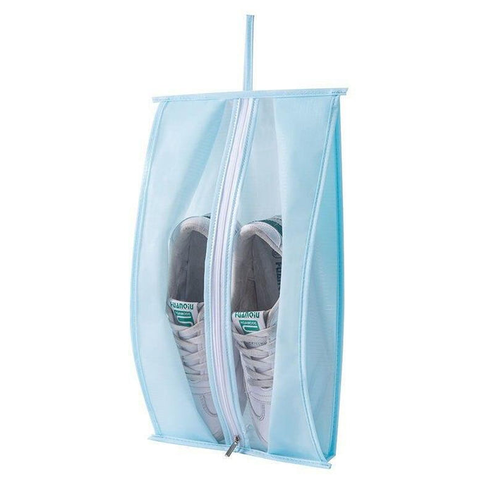Shoe Storage Solution: Durable Shoe Bag with Transparent Design for Tidy Organization