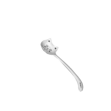 Charming Cartoon Cat Stainless Steel Tea Spoon - A Playful Dining Essential
