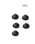 5pcs round black