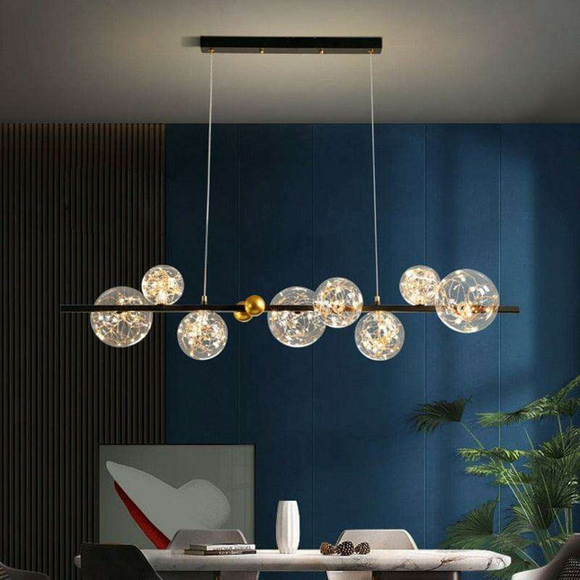 Scandinavian Chic Smart Pendant Light - Customizable Dining Room Lighting Solution